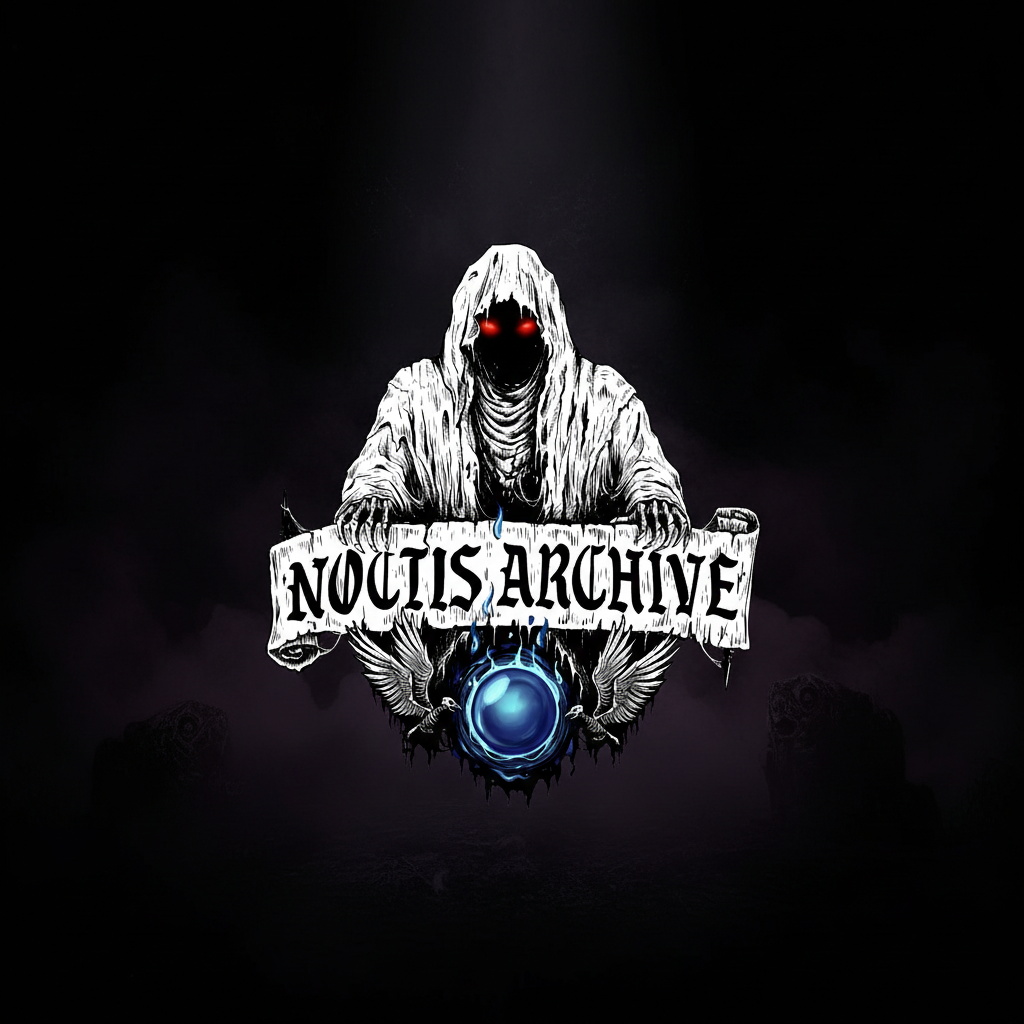 Noctis Archive Logo with Spooky Background